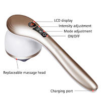 Handheld Back Massager,Deep Tissue Percussion Massage,For Neck,Shoulder,Arms,Waist,Leg,Foot,Full Body Pain Relief,Slimming Massge