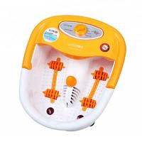 Foot Spa Bath Massager with Bubble heating，Non automatic massage roller,Pedicure for Tired Feet,Adjustable Time and Temperature